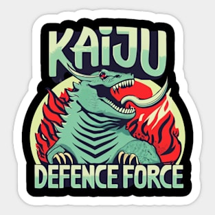 kaiju defence force Sticker